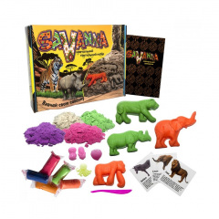 Набір для творчості "Savanna" Strateg 51204 8 формочок Ворожба