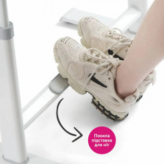 Комплект парта + стілець трансформери FunDesk Littonia 800x505x547-72 7 мм Grey Кропива