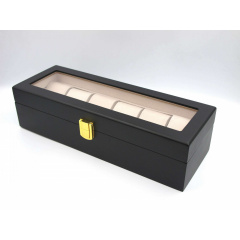 Шкатулка для зберігання годинників Craft 6WB.LID.MAT Чорний Орехов