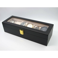 Шкатулка для зберігання годинників Craft 6WB.LID.MAT Чорний Орехов