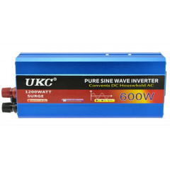 Автомобільний інвертор UKC AC/DC 12v 600W чистий синус (1762735419) Братское