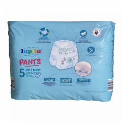 Підгузники трусики Lupilu soft & dry 5 Junior 12-17 кг 40 шт Каменка-Днепровская