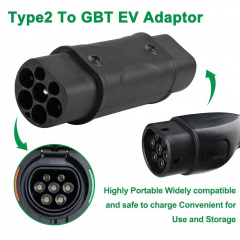 Адаптер Перехідник Type 2 - Type GB-T Bluefield (Mennekes IEC 62196-2 - Type GB-T) Black (343050570) Братское