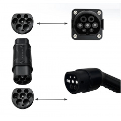 Адаптер Перехідник Type 2 - Type GB-T Bluefield (Mennekes IEC 62196-2 - Type GB-T) Black (343050570) Братское