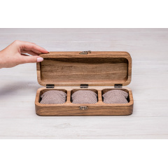 Дизайнерська підставка для наручних годинників ecoWalnut 7х26.5х9.5 см Полтава