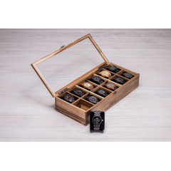 Коробочка для зберігання наручних годинників ecoWalnut 8.2х40.9х18 см Суми