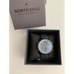 Наручний годинник чоловічий North Edge Laker Black 5BAR Чорний (2704) Изюм
