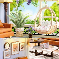 Ляльковий будинок конструктор DIY Cute Room H-025 Warm moment Виноградов
