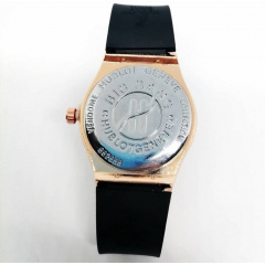 Чоловічий наручний годинник Hublot з черепом 45 мм Золотий (2104618465) Нововолинськ