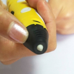 3D ручка c LCD дисплеем 3DPen Hot Draw 3 Yellow Комплект эко пластика для рисования 49 метров Кропивницький