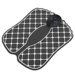 Масажний електричний килимок для ніг Foot Massager EMS Чорний Вараш