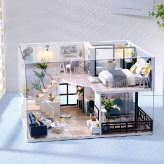 Ляльковий будинок DIY Cute Room Вілла Затишне життя Киев