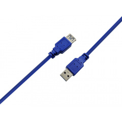 Кабель PrologiX USB/USB V 3.0 M/F 3 м синій PR-USB-P-11-30-3m Херсон