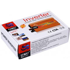Перетворювач напруги інвертор UKC SSK 1000W AC/DC 12V-220V Gold (3_00374) Гуляйполе