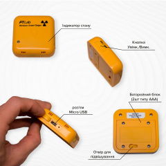 Дозиметр універсальний GAMMA Bluetooth FTLAB BSG-001 Для вимірювання Y та X Радіаційного Забруднення І Фона Землі Павлоград