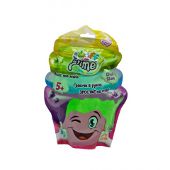 В'язка маса "Fluffy Slime" Danko Toys FLS-02-01U упаковка 500 мл Зелений Львов