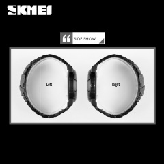 Наручний чоловічий годинник Skmei Skull 9178 Чорний (1077593889) Купянск