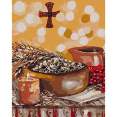 Картина за номерами BrushMe "Різдвяна кутя © Карина Зиміна" 40х50см BS53436 Кременець