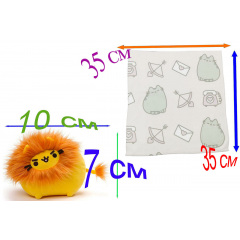 Комплект 2Life М'яка іграшка Pusheen cat 10х7см та рушник 35х35 см v-12455 Хмельник