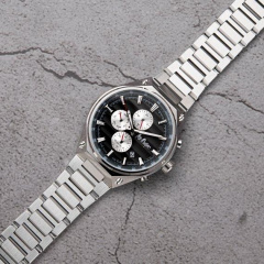 Годинник чоловічий водостійкий наручний Lee Cooper Ice Сріблястий (2493697389) Вышгород