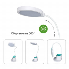 Настільна лампа Weidasi WD-6079 9W 388lm 4159K USB 5V White Южноукраинск