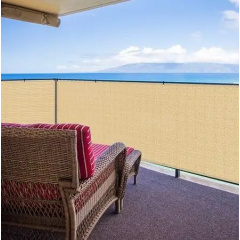 Сітка ширма для балкона No Brand 110 г/м2 100x400 см Бежевий (2595581309) Черноморск