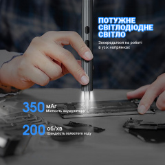 Електровикрутка Inspire KS-882037 36в1 350mAh Black Ладан