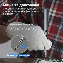 Електровикрутка Inspire KS-882037 36в1 350mAh Black Ладан