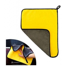 Набір мікрофібри двосторонньої Bluefield 40×30 см 10 шт Жовтий (Н050524-10) Слов'янськ