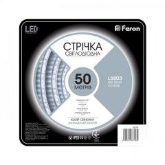 Светодиодная лента Feron SANAN LS603 60SMD/м 12V IP20 белый Городок