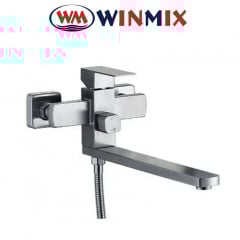 Змішувач для ванни Winmix Kub EURO HEAVY (Chr-007) SUS304, Польща (нержавіюча сталь) Конотоп