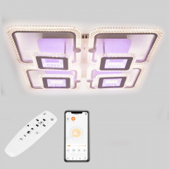 Стельова LED люстра Sunlight 5808/4+4 Білий Королёво