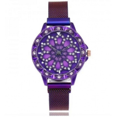Годинник жіночий Classic Diamonds 40 мм Фіолетовий (2104618462) Коростень