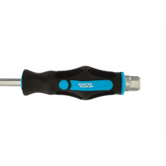 Викрутка ударна хрестова магнітна MASTERTOOL GM EXTERNAL HEX PH3х150 мм ручка з покриттям TPR (49-6315) Петрово