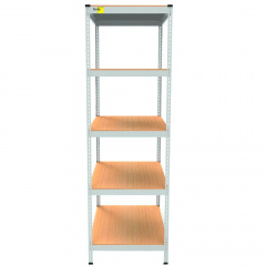 Металевий стелаж Emby Light Series 2100х600x600 мм 5 полиць ДСП до 100 кг Киев