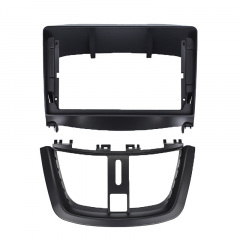 Переходная рамка Lesko 9" Peugeot 207 2010-2016 Черный (9193-37905) Никополь