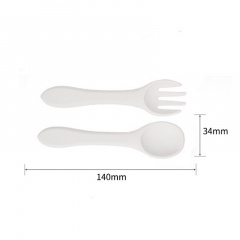 Набор детской посуды 2Life Волна Y23 8 предметів та прорізувач Динозавр Світло-сірий (v-12060) Київ