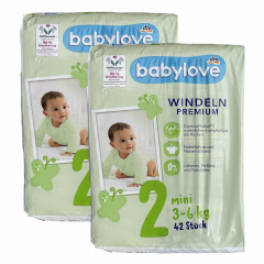 Дитячі підгузки Babylove Premium 2 mini (3-6 кг) 84 шт Жмеринка