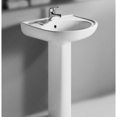 Комплект раковина та ніжка RAK Ceramics Cynthia Wash Basin 800x570x450 мм Білий (2305833521) Мукачево