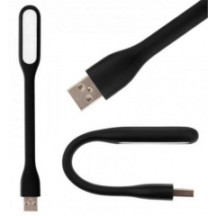 Портативний USB світильник для ноутбука та Power Bank No Brand 169х18х9 мм Чорний (2104618513) Михайлівка