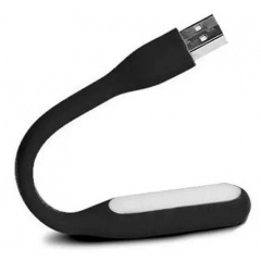 Портативний USB світильник для ноутбука та Power Bank No Brand 169х18х9 мм Чорний (2104618513) Михайлівка