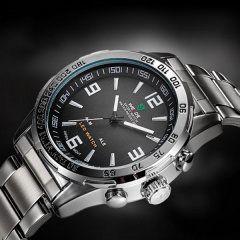 Наручний годинник чоловічий Weide Standart Silver Сріблястий (991) Бучач