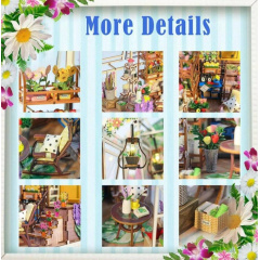 3D румбокс Діорама ляльковий будинок Бук Нук "Садовий Будиночок" CuteBee DIY DollHouse (M411) Хмельник
