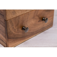 Універсальна коробочка для зберігання наручних годинників ecoWalnut 14.9х18х14.1 см Київ