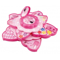 Набір дитячої декоративної косметики JC Toys для макіяжу та манікюру багаторівнева палетка тіней блиски для губ лаки (AUAU08) Ровно