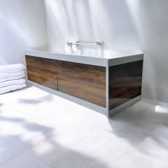 Екран під ванну The MIX Горіхове дерево 150x52x4 см Коломия