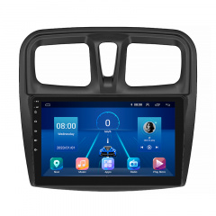 Штатная магнитола Lesko Renault Logan II Рестайлинг 2018-н.в. 10" 2/32Gb/ 4G/ Wi-Fi Premium GPS (9821-35641) Чугуїв