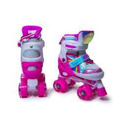 Розсувні ролики квади Scale Sports 34-37 Rainbow Pink (1973601611) Житомир