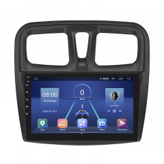 Штатная магнитола Lesko 9" Renault Sandero II 2013-2018 6/128Gb 4G Wi-Fi GPS Top (9822-43791) Черновцы