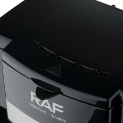 Кофеварка электрическая RAF R.115 на две чашки 650W Black (3_03734) Ворожба